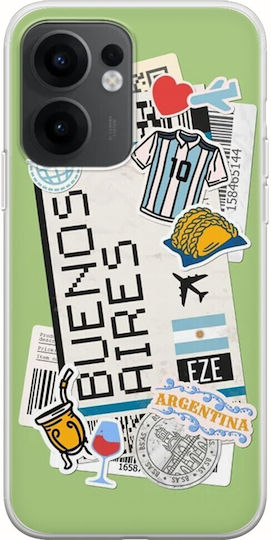 Ticket To Buenos Aires Oppo Reno 13 F 5G Flexible TPU Transparent Silicone