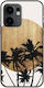 Miami Beach Oppo Reno 13 F 5G Schwarzes TPU Schwarzes Silikon
