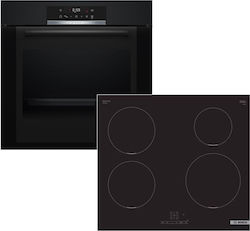 Bosch Άνω Πάγκου με Επαγωγικές Εστίες Μαύρος HBA372EB3 + PUE611BB5E HBA372EB3 Bosch Άνω Πάγκου με Επαγωγικές Εστίες Μαύρος HBA372EB3 + PUE611BB5E HBA372EB3