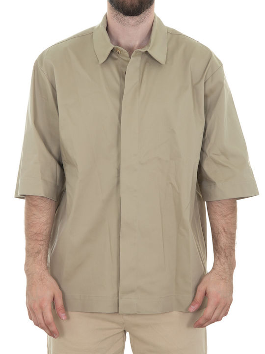 Μακρυμάνικo Πουκάμισο Beige Khaki