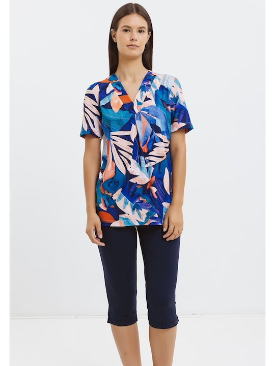 Giota Summer Women's Pyjama Set Blue
