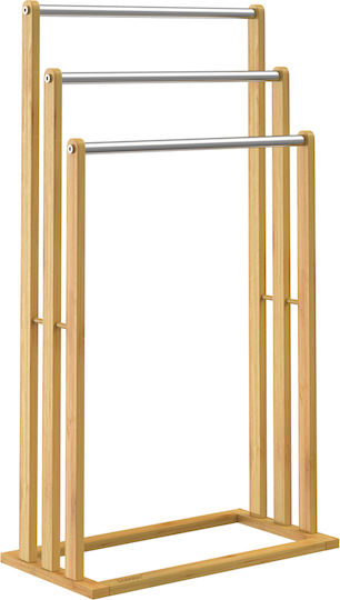 Deuba Raft de haine de Baie Simplu ​46x24cm Inox Gri