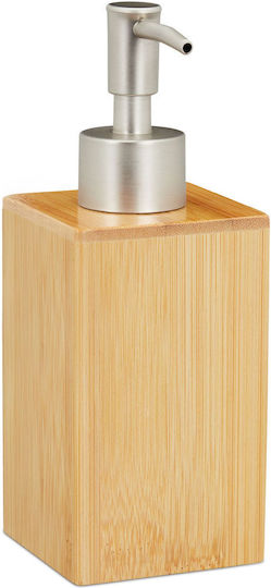 Relaxdays Dispenser Bucătărie din Bambus Bej 200ml Relaxdays Dispenser Bucătărie din Bambus Bej 200ml