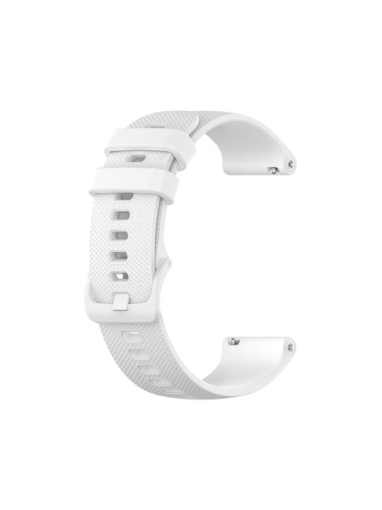 Techsuit Armband Rostfreier Stahl Weiß (Huawei Watch GT4/GT5 41mm / GT5 Pro 42mm)