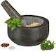Relaxdays Mortar Granit 8x16cm