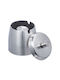 Stainless Steel Ashtray Lid Wind-resistant Modern Gray 9 X 7.5 Cm