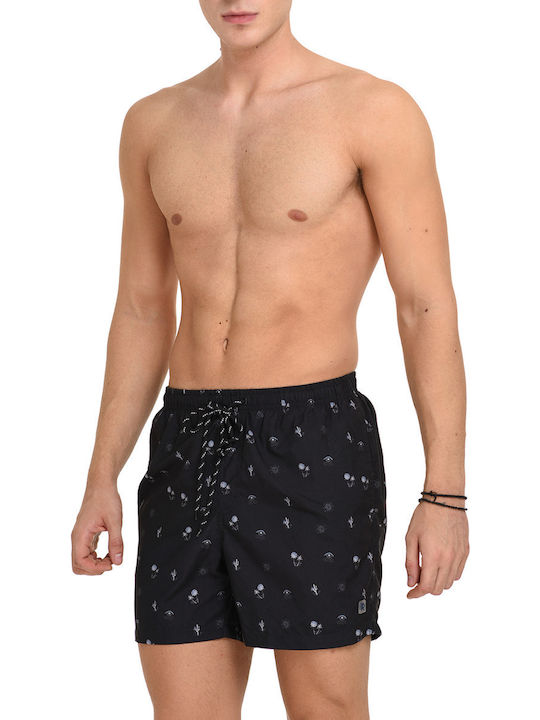 MiandMi Men's Swimwear Bermuda Black