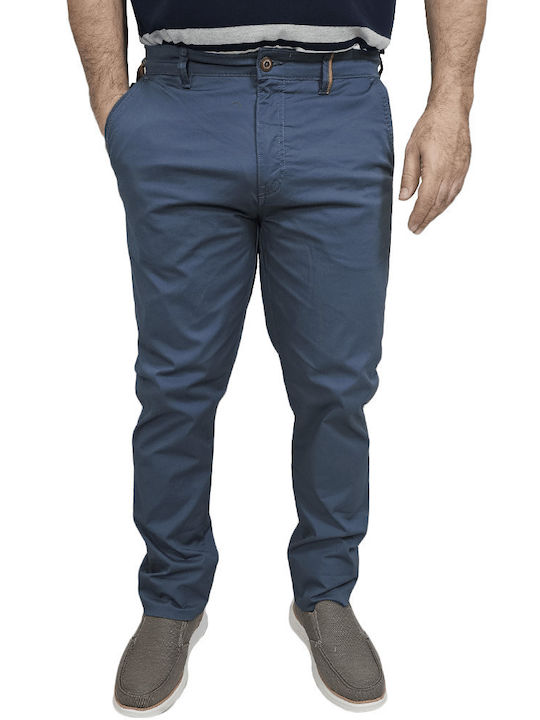 Παντελόνι Chino Ελαστικό σε Κανονική Εφαρμογή Indigo