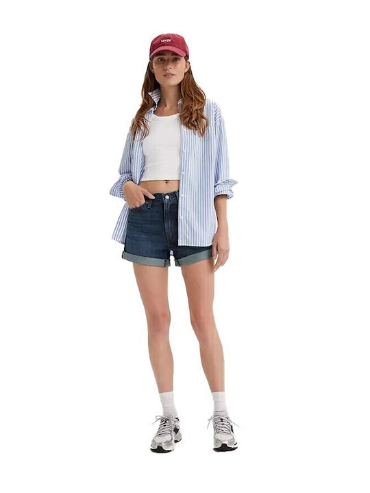 Levi's Rolled Women's Jean High-waisted Shorts ...