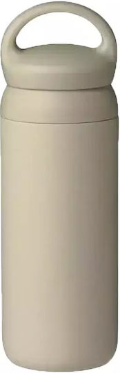 Kinto Μπουκάλι Θερμός Ανοξείδωτο BPA Free 500ml Μπεζ Της Άμμου