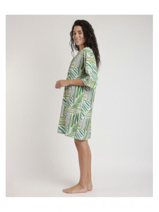 Admas Women's Dress Beachwear Green