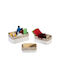 Relaxdays Aufbewahrungskorb Bamboo Beige 3Stück
