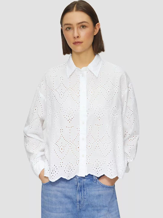 Women's Long Sleeve Shirt White