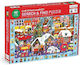 Christmas Market 64 Piece Search Find Puzzle Press 0912