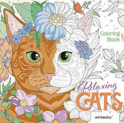 Relaxing Cats Colouring Book White Star Relaxing Cats Colouring Book White Star
