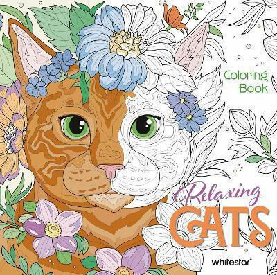 Relaxing Cats Colouring Book White Star