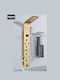 Naron Hydro Massage Column LED Lighting & Digital Display Brushed Gold