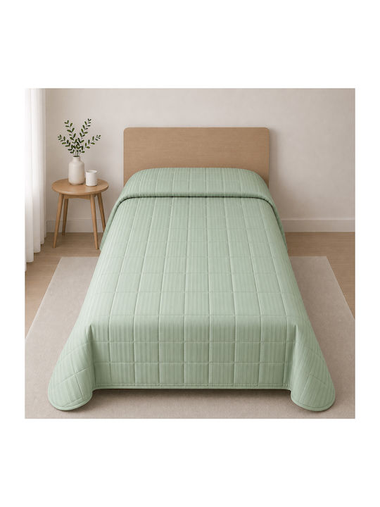Astron Italy Κουβερλί Μονό Microfiber Olive 160x240cm