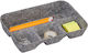 Desk Drawer Organizer Gray Made Fabric 5.5 X 29.5 X 19 Cm