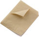 Einwickelpapier für Geschenke Ecru 13x13cm.