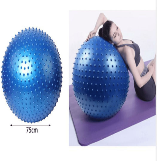 Μπάλα Μασάζ 75cm σε Μπλε Χρώμα