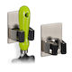 Set 2 Multifunctional Wall Brackets Indoor Outdoor Use Load Capacity 3kg Relaxdays