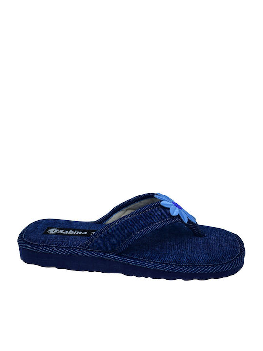 Winter Women's Slippers Blue