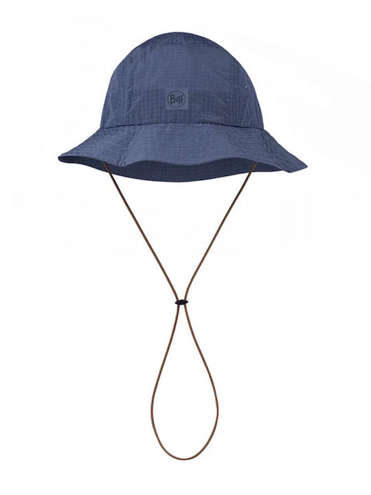 Buff Fabric Men's Hat Bucket Style Blue