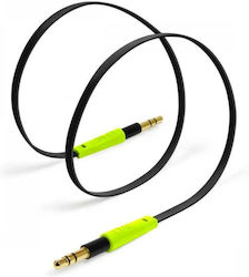 Tylt Aux Audio Cable 3.5mm Jack 3.5mm Jack 1m Black Green Tylt Aux Audio Cable 3.5mm Jack 3.5mm Jack 1m Black Green