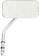 MCS Motorcycle Mirrors 2pcs Silver