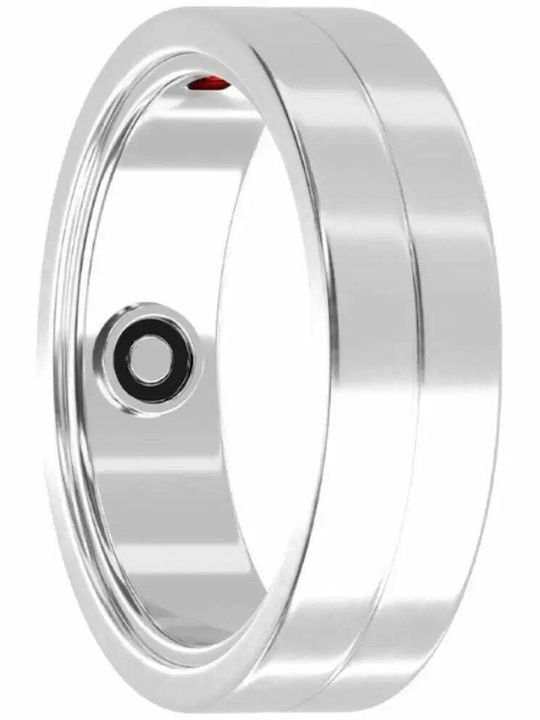MaxCom mRing MR100 20.7mm Wasserdicht mit Pulsmesser Silber