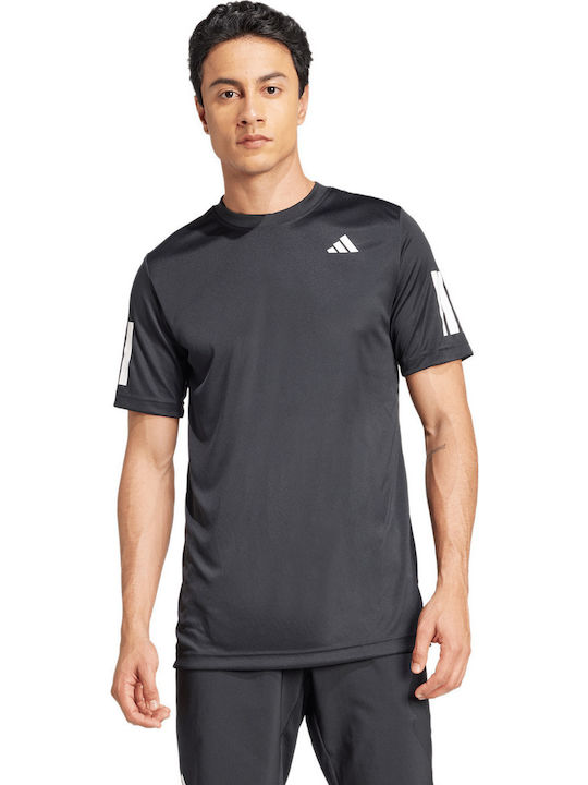 adidas Club JG0978 Ανδρική Μπλούζα Μαύρη