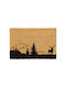 Relaxdays Covor de Intrare din Cocos cu Suport Antiderapant Maro 60x40buc Grosime 15mm