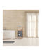 Stoff Schuhschrank aus Bambus 96x44x34cm