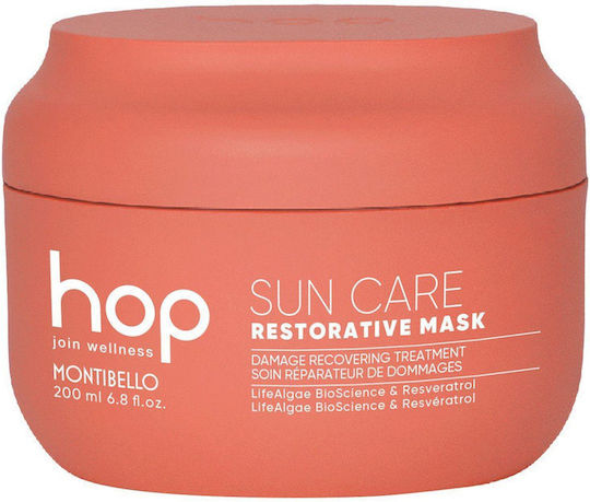 Montibello Hop Sun Care Μάσκα Μαλλιών για Επανόρθωση 200ml