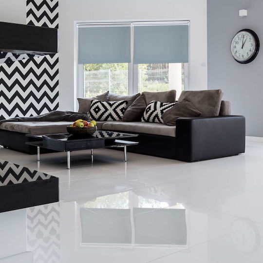 Relaxdays Roller Blinds Partial Blackout Gray W70xH220cm