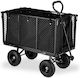 Relaxdays Echipament de Ridicare și Tracțiune Cărucior de Transport Covoare Negru 83 X 51 X 110 Cm Capacitate Maxima 500 Kg