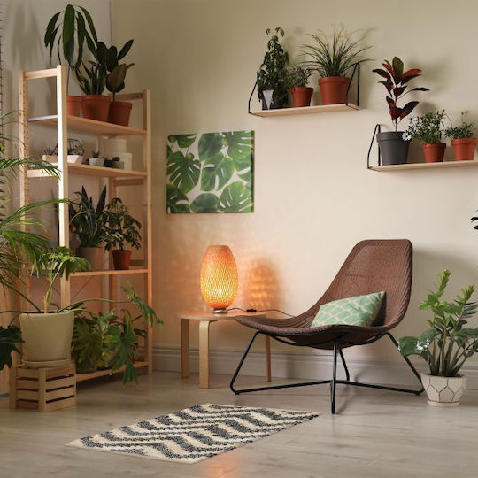 Relaxdays Antiderapant Bumbac Bej-negru