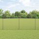 vidaXL Wire Fencing Galvanized with PVC Coating Gray 1.6x10m