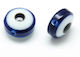 Blue Eye Beads 8x6mm 50pcs