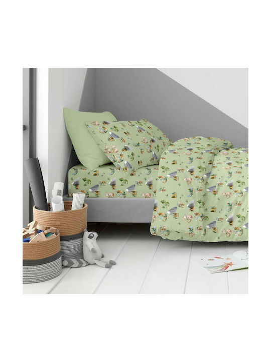 Astron Italy Kids Sheets Set Single Cotton Ippo...