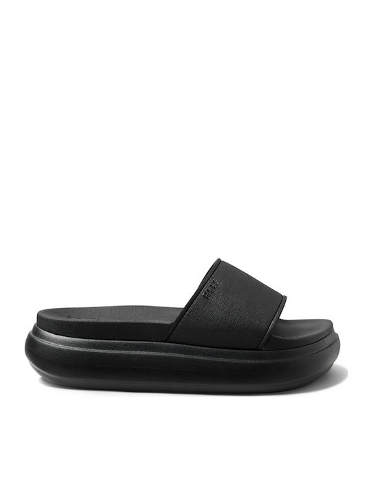 Reef Cushion Bondi Bay Slides in Schwarz Farbe