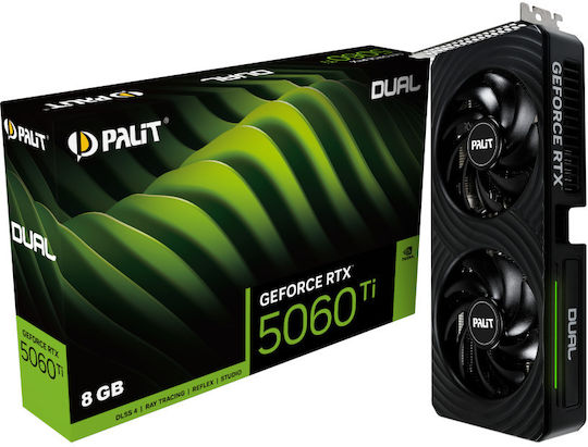 Palit GeForce RTX 5060 Ti 8GB GDDR7 Dual Κάρτα Γραφικών