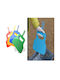 Sds Plastic Hand Fan Bbq Blue 32*21cm Sds-21358-ts Sz