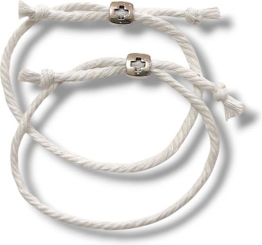 The Art of Beading Μαρτυρικό Βάπτισης Βραχιολάκι Weiß 20Stück