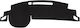 Nissan Qashqai J12 2021+ Black Alcantara Dashboard Cover