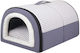Denik Pets Dark Gray Checkered Tunnel Nest 60cm