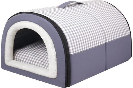 Denik Pets Dark Gray Checkered Tunnel Nest 60cm