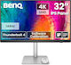 BenQ PD3226G IPS HDR Monitor 31.5" 4K 3840x2160 144Hz με Χρόνο Απόκρισης 1ms GTG