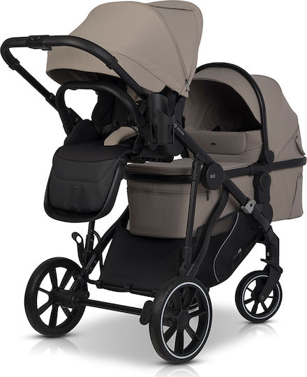 Easy Go Verstellbar Doppelter Kinderwagen Savana Beige 9.3kg | Skroutz  Germany